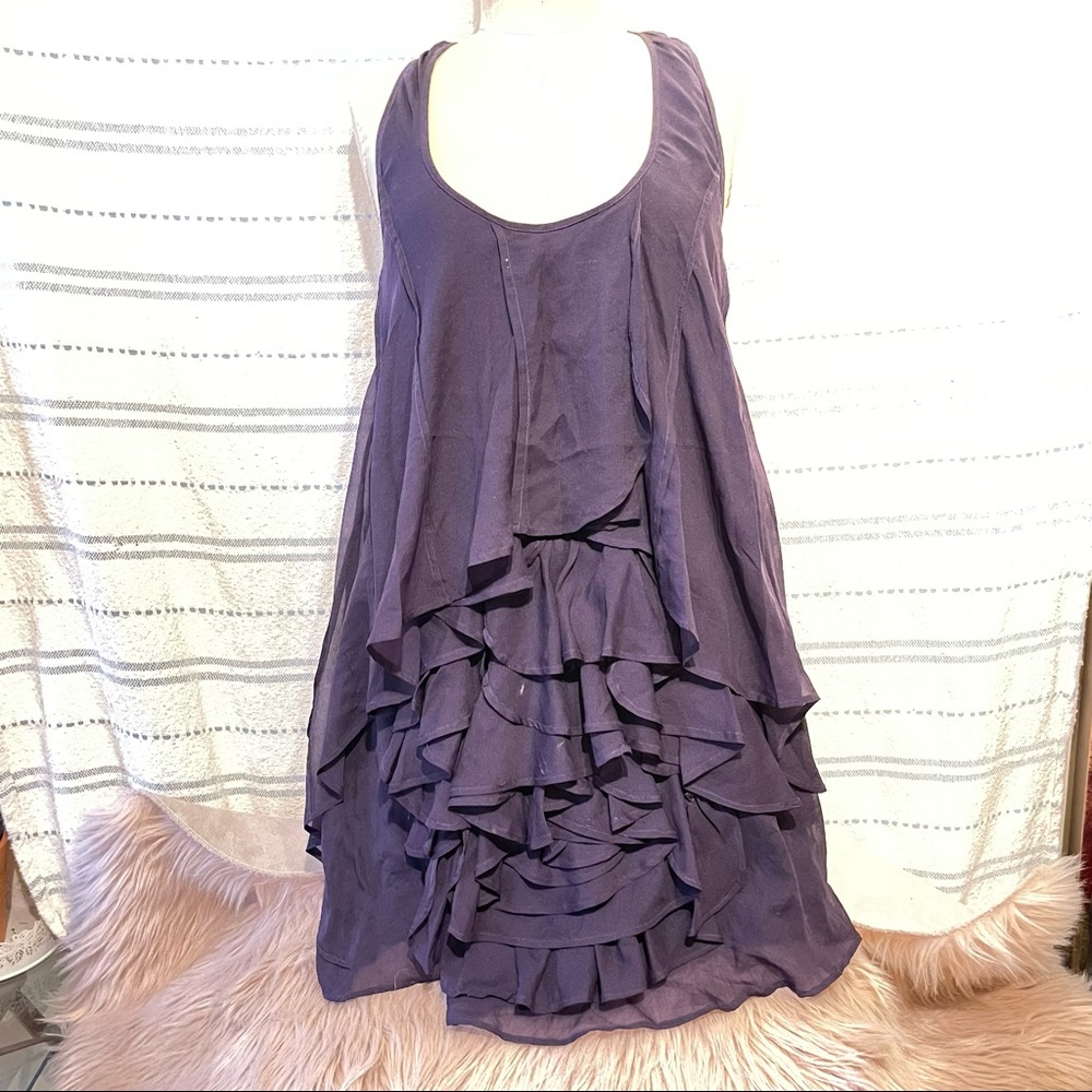 Silk Georgette Racer back dress